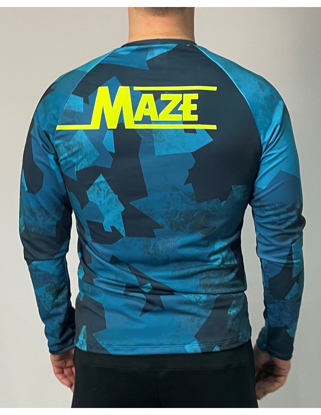 РАШГАРД MAZE CAMO BLUE